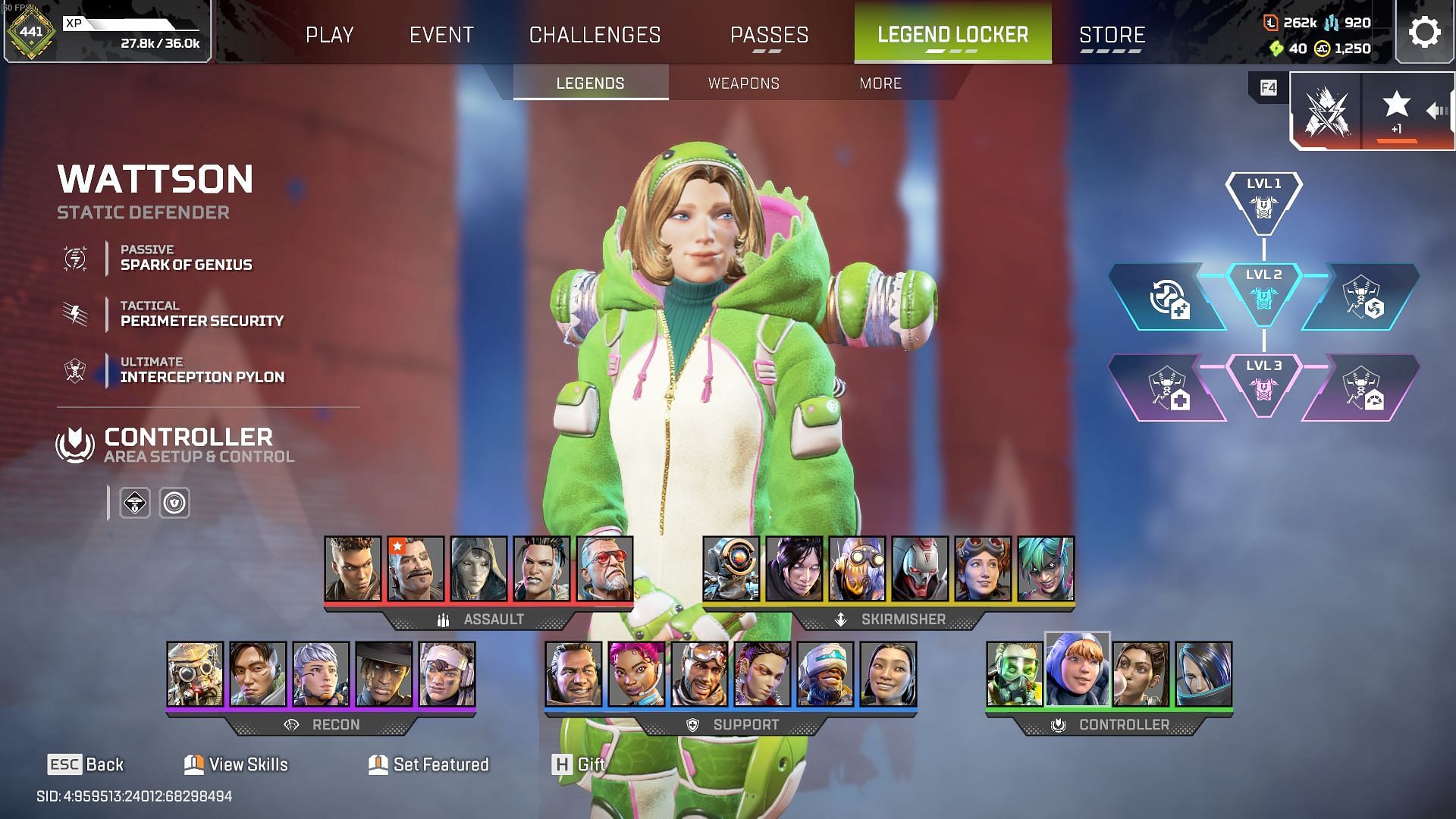 Wattson received buffs in Apex Legends Season 25 Split 2 (Image via Sportskeeda Gaming | EA)